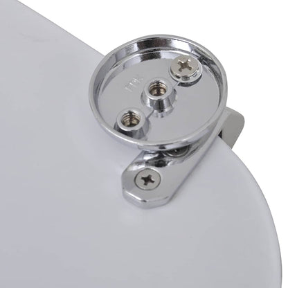 vidaXL Toilet Seat with MDF Lid Water Drop Design