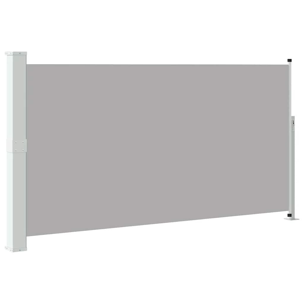 41546 vidaXL Patio Retractable Side Awning 160 x 300 cm Grey