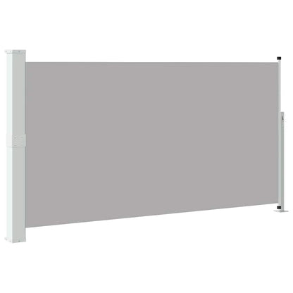 41546 vidaXL Patio Retractable Side Awning 160 x 300 cm Grey