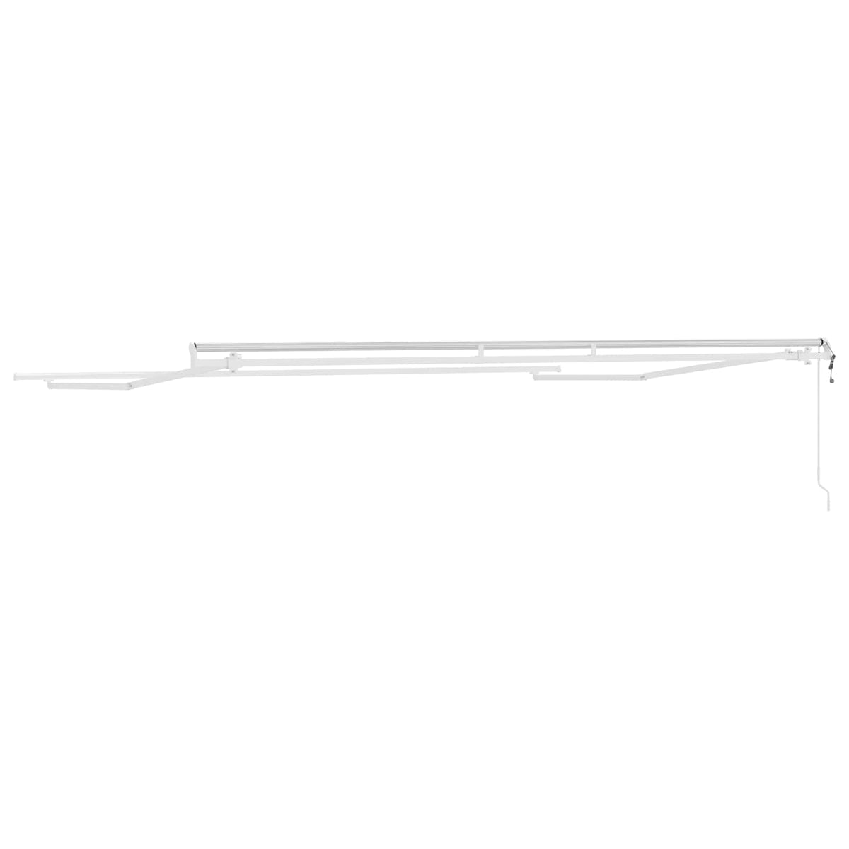 vidaXL Awning Frame 4x3 m Automatic Roll-back Aluminium