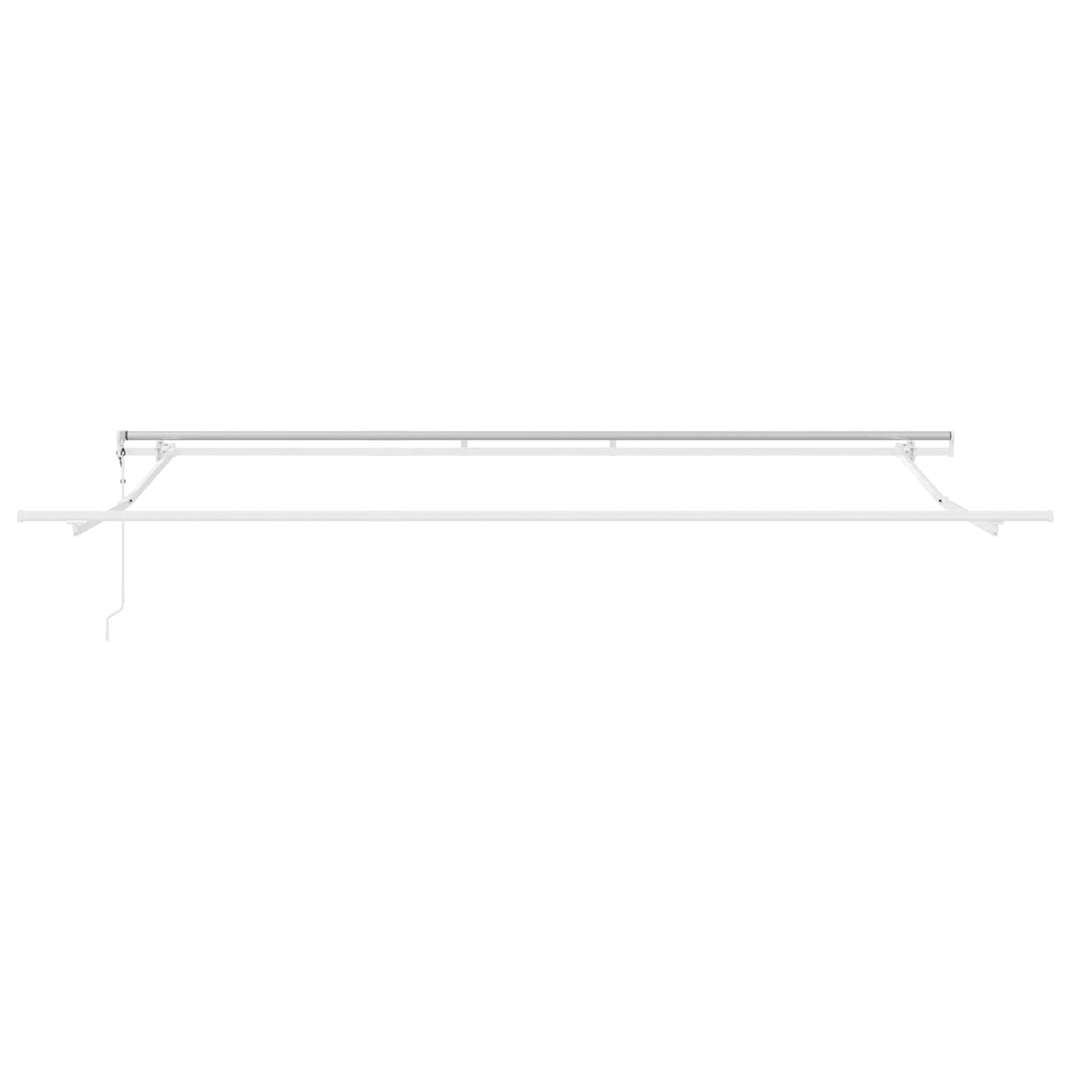 vidaXL Awning Frame 4x3 m Automatic Roll-back Aluminium