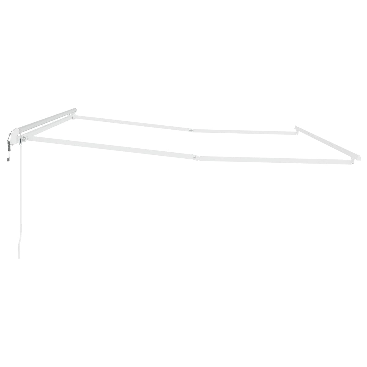 vidaXL Awning Frame 4x3 m Automatic Roll-back Aluminium