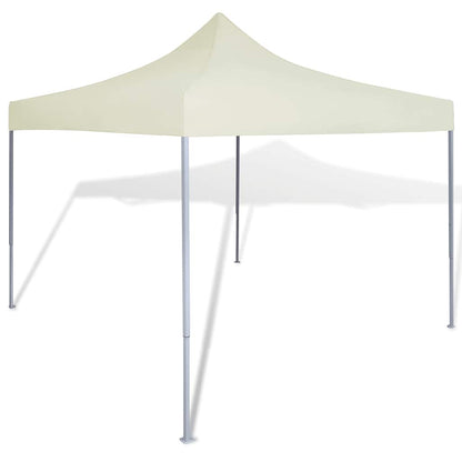 vidaXL Cream Foldable Tent 3 x 3 m