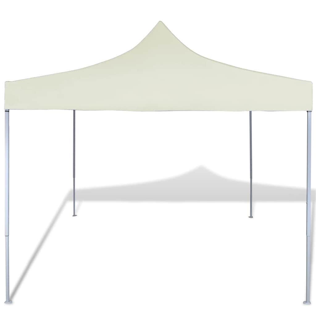 vidaXL Cream Foldable Tent 3 x 3 m