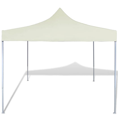 vidaXL Cream Foldable Tent 3 x 3 m