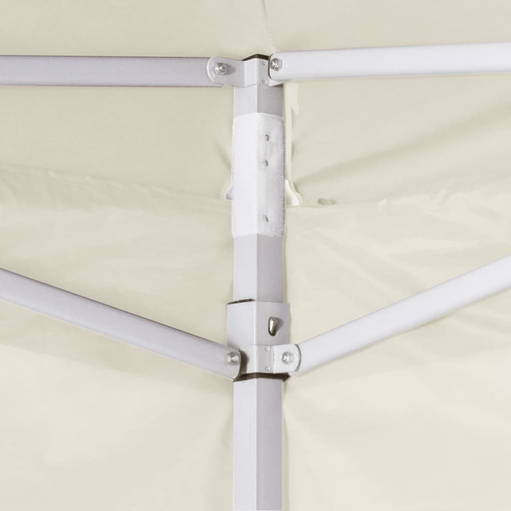 vidaXL Foldable Tent 3x3 m with 4 Walls Cream