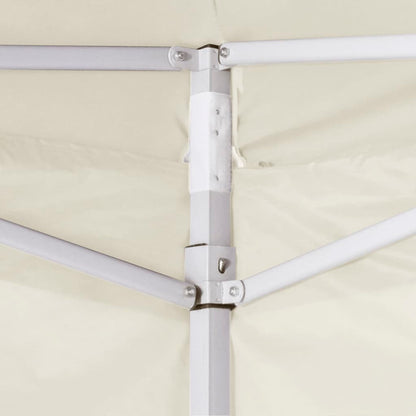 vidaXL Foldable Tent 3x3 m with 4 Walls Cream