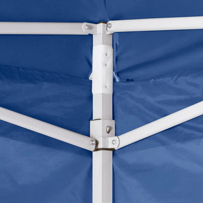 vidaXL Foldable Tent 3x3 m with 4 Walls Blue