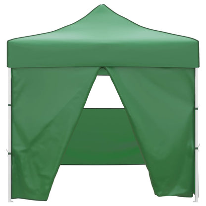 vidaXL Foldable Tent 3x3 m with 4 Walls Green