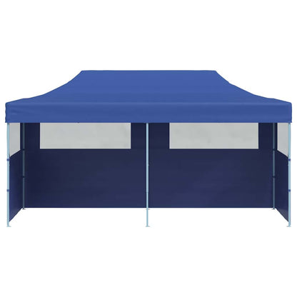 vidaXL Gazebo | Blue | Polyester, Steel | 3 x 6 m | Collapsible | Gazebo