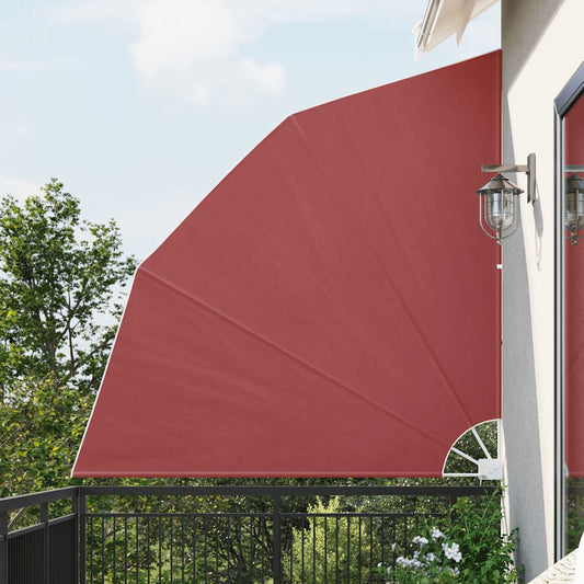 vidaXL Terrace Awning | Terracotta | Polyester | Large | Collapsible | Awning