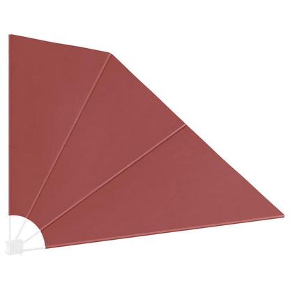 vidaXL Collapsible Balcony Side Awning Terracotta 160x240 cm