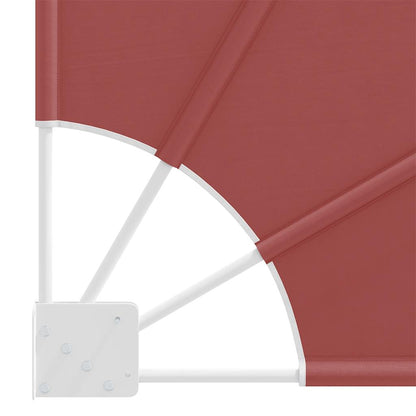 vidaXL Collapsible Balcony Side Awning Terracotta 160x240 cm