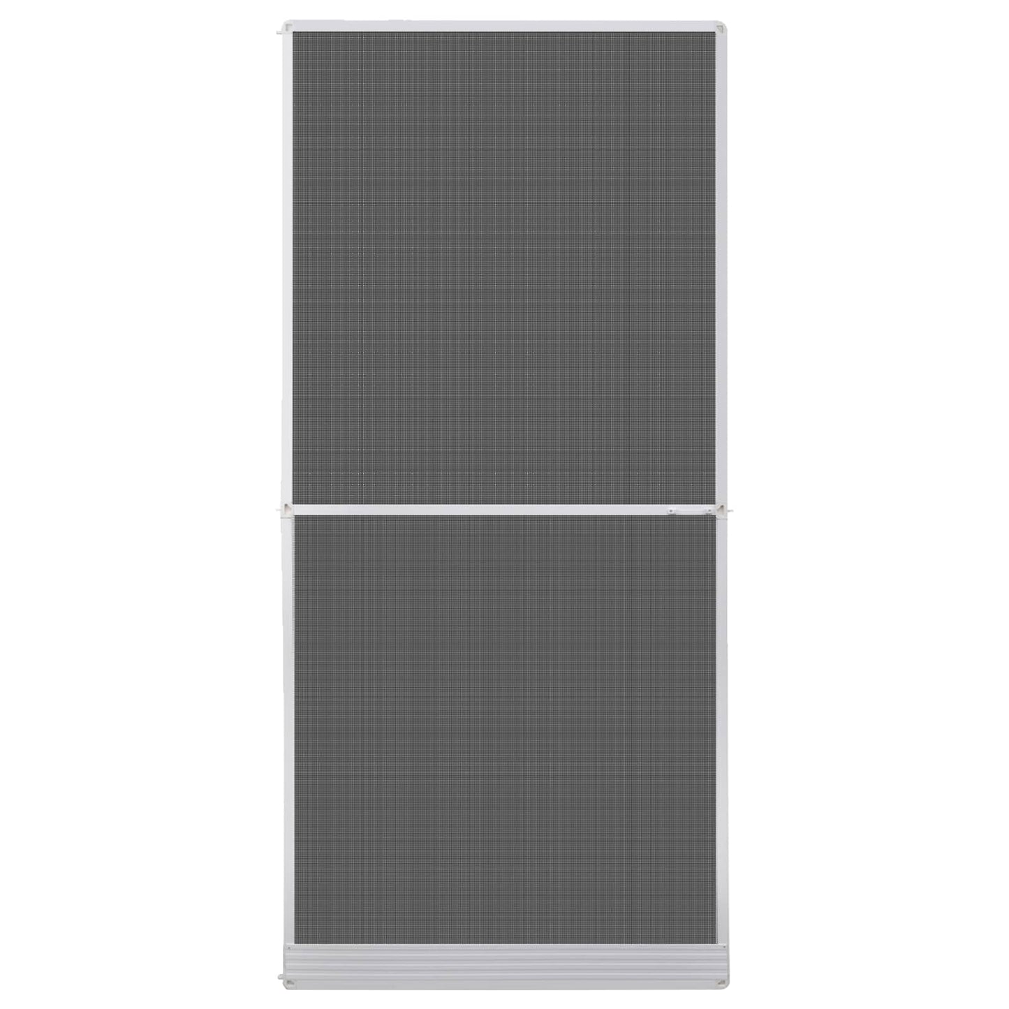 vidaXL Hinged Insect Screen Manual White and Black 100 x 215 cm