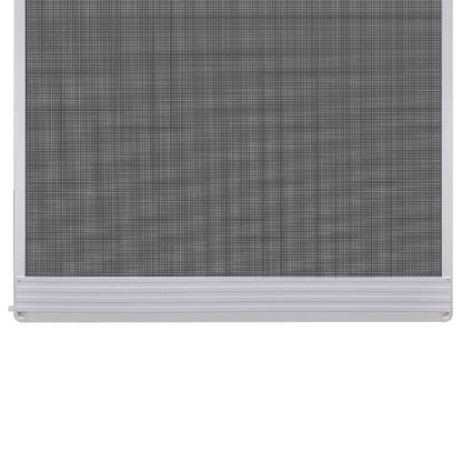 vidaXL Hinged Insect Screen Manual White and Black 120 x 240 cm
