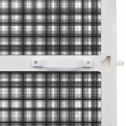 vidaXL Hinged Insect Screen Manual White and Black 120 x 240 cm