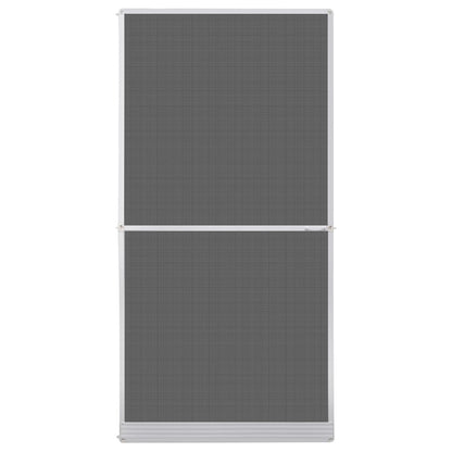 vidaXL Hinged Insect Screen Manual White and Black 120 x 240 cm