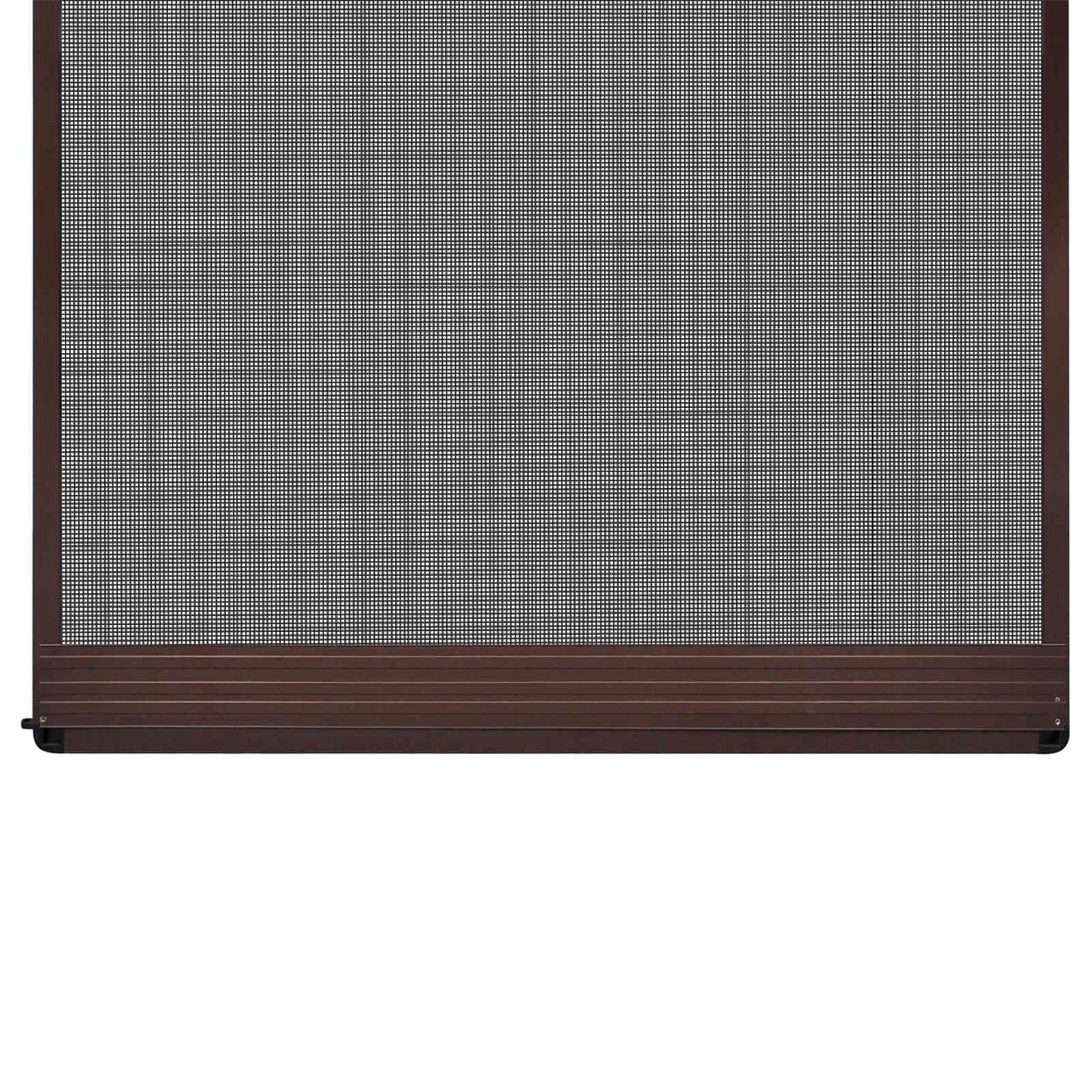 vidaXL Hinged Insect Screen Manual Brown and Black 120 x 240 cm
