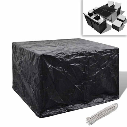 41637 vidaXL Garden Furniture Cover 8 Eyelets 113 x 113 x 73 cm