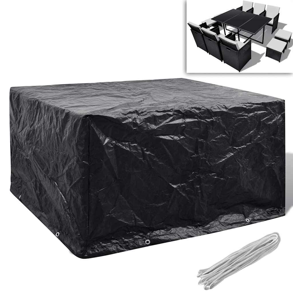 41638 vidaXL Garden Furniture Cover 8 Eyelets 172 x 113 x 73 cm