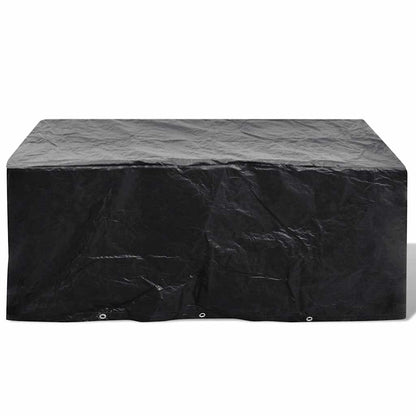 vidaXL Garden Furniture Cover 6 Person Poly Rattan Set 10 Eyelets 240x140cm