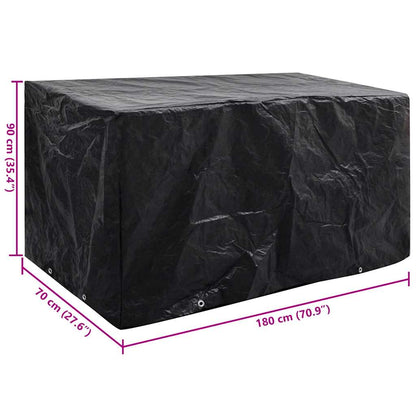 vidaXL Garden Furniture Cover 8 Eyelets 180 x 70 x 90 cm