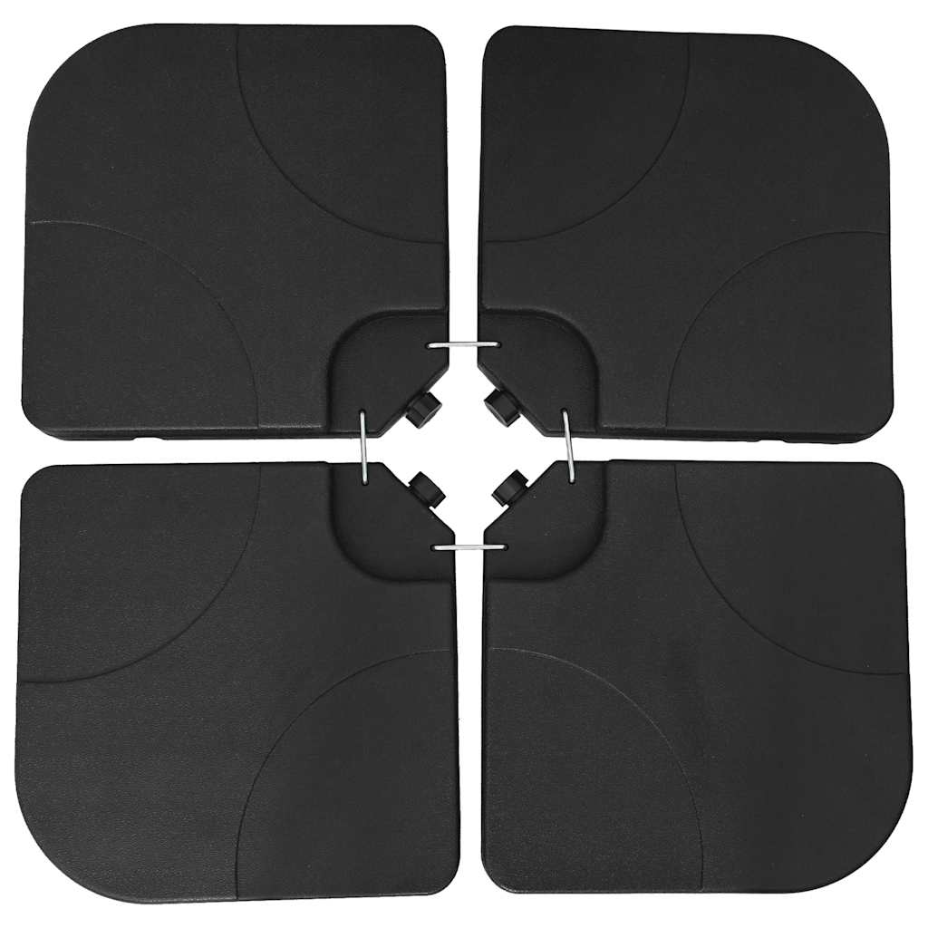 vidaXL Portable Parasol Base Sand / Water Filled 60 L