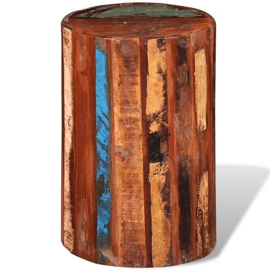 241628 vidaXL Stool Solid Reclaimed Wood