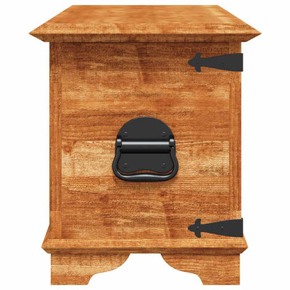 vidaXL Storage Chest Rough Mango Wood