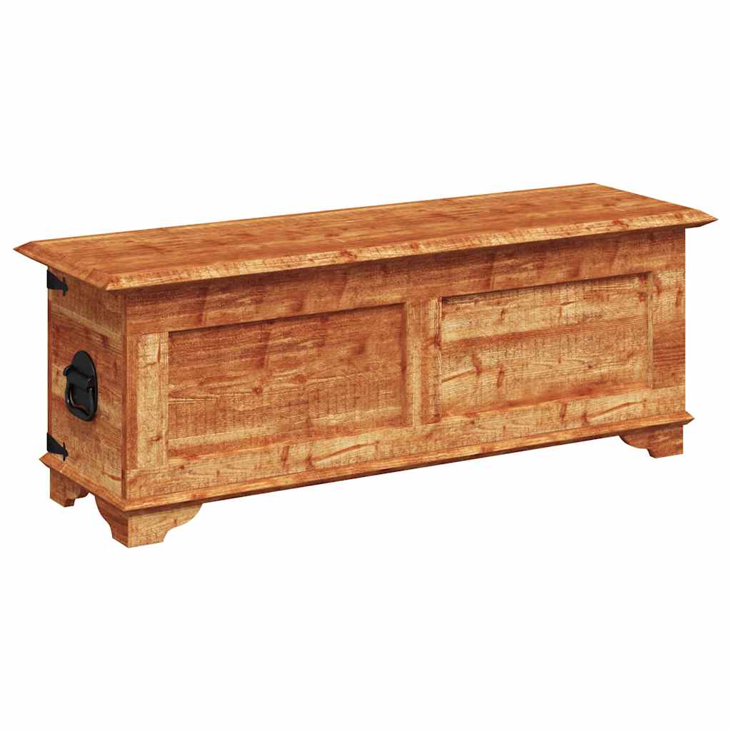 vidaXL Storage Chest Rough Mango Wood