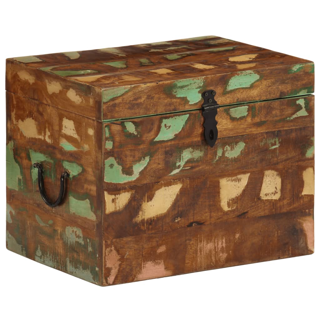 vidaXL Reclaimed Storage Box Solid Wood