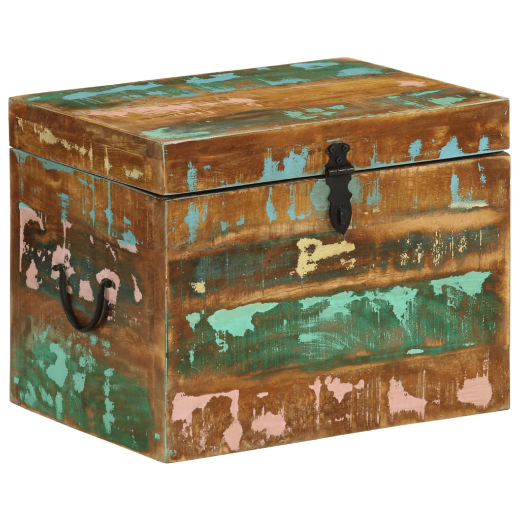 vidaXL Reclaimed Storage Box Solid Wood