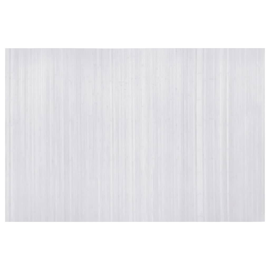 vidaXL Room Divider Bamboo White Width 250 cm Height 165 cm