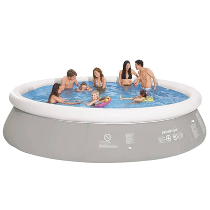 Jilong Inflatable Grey Round Pool 450x122 cm