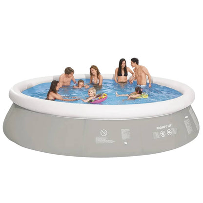 Jilong Inflatable Grey Round Pool 450x122 cm