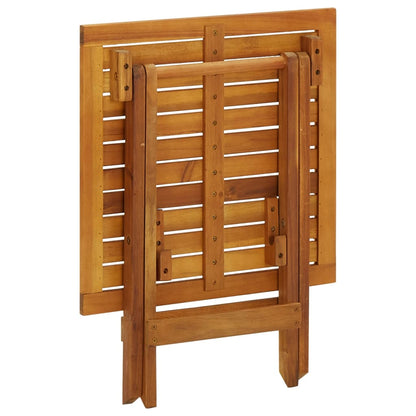 vidaXL Bistro Table 46x46x47 cm Solid Acacia Wood