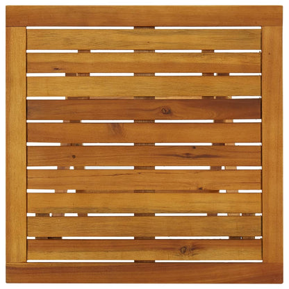 vidaXL Bistro Table 46x46x47 cm Solid Acacia Wood