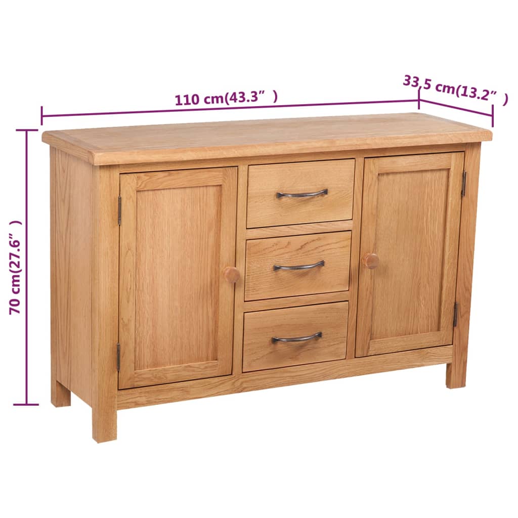 vidaXL Sideboard | Sideboard | Wooden Sideboard | Storage Cabinet