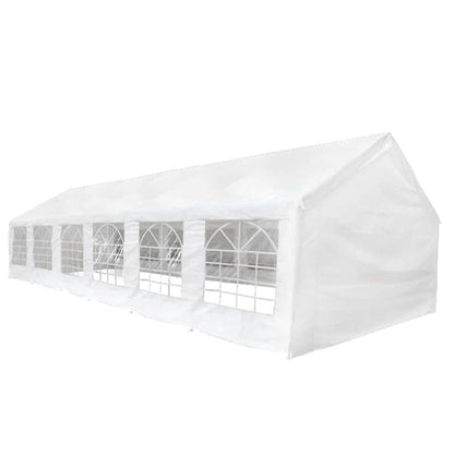 vidaXL Tent Fabric without Frame White 12 x 6 m PE
