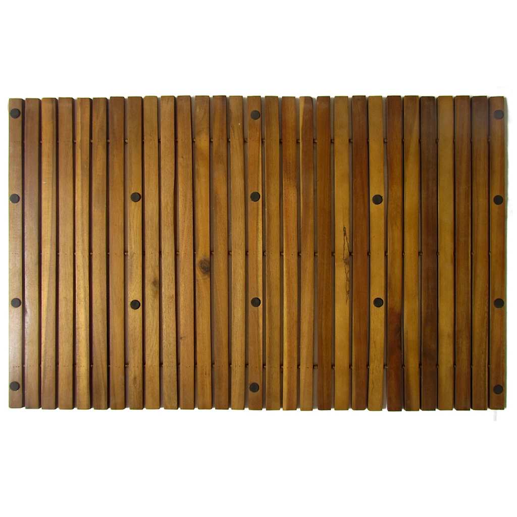 vidaXL 3 pcs Acacia Bath Mat 80 x 50 cm