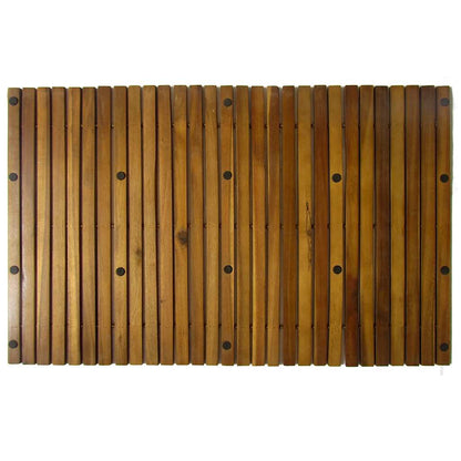 vidaXL 3 pcs Acacia Bath Mat 80 x 50 cm