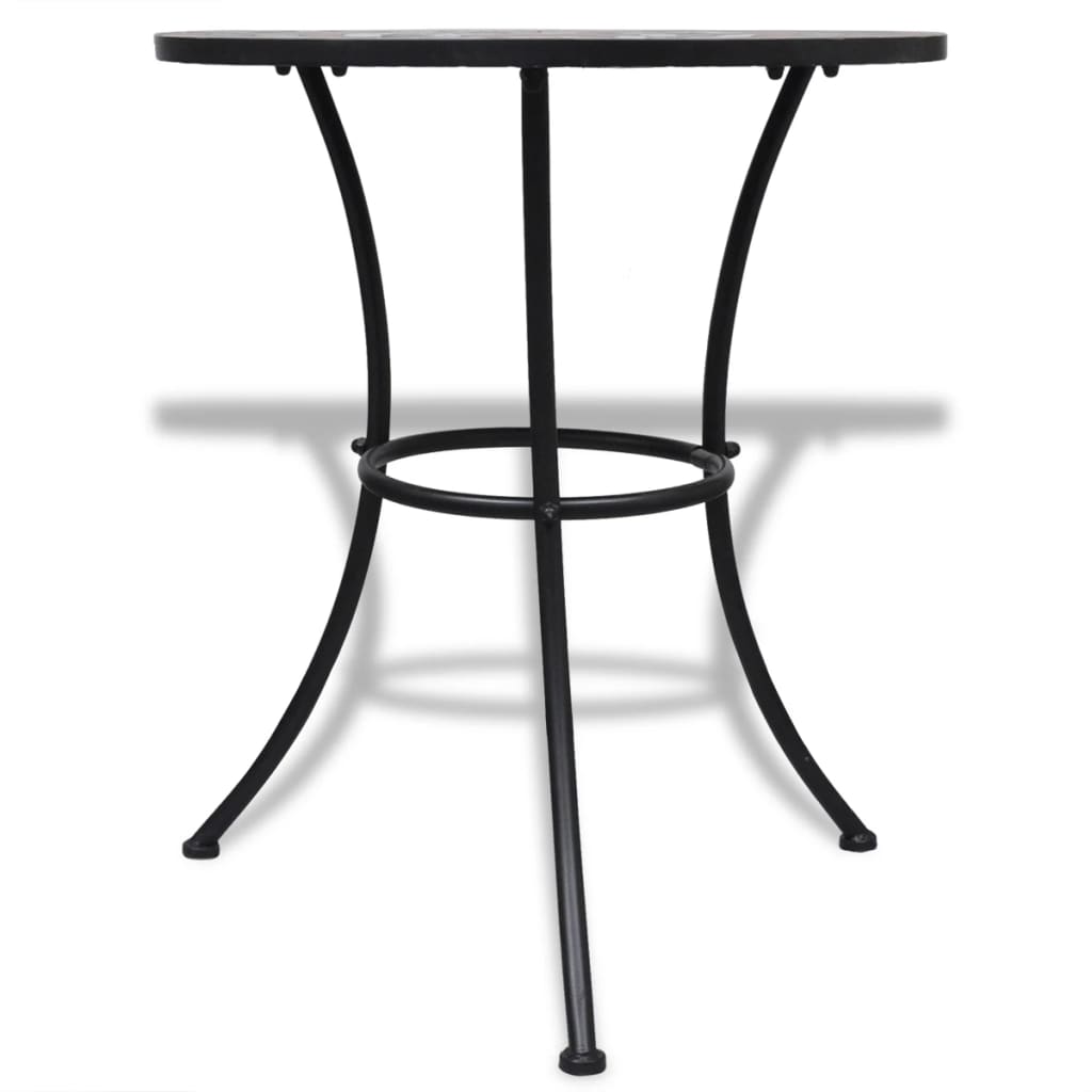 vidaXL Patio Furniture | Terracotta, White | Powder-coated iron, ceramic
