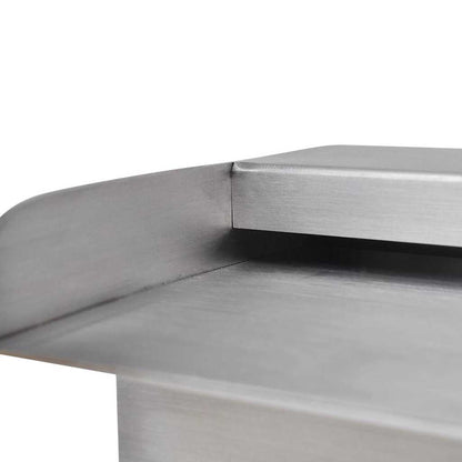 41666 Rectangular Waterfall Pool Fountain Stainless Steel 45 cm