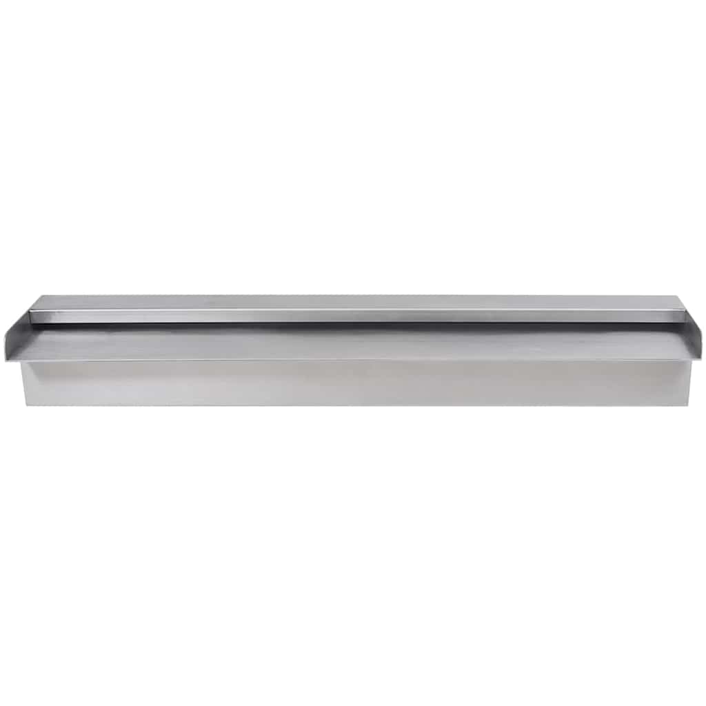 Rectangular Waterfall Pool Fountain Stainless Steel 60 cm