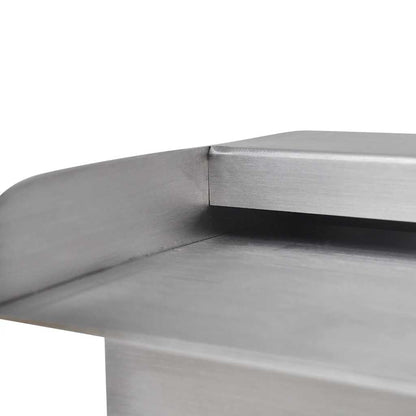 Rectangular Waterfall Pool Fountain Stainless Steel 60 cm
