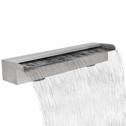 41667 Rectangular Waterfall Pool Fountain Stainless Steel 60 cm