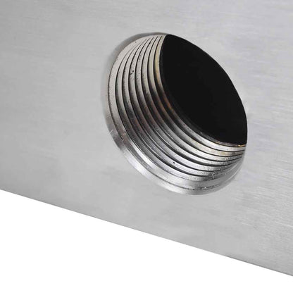 Rectangular Waterfall Pool Fountain Stainless Steel 90 cm