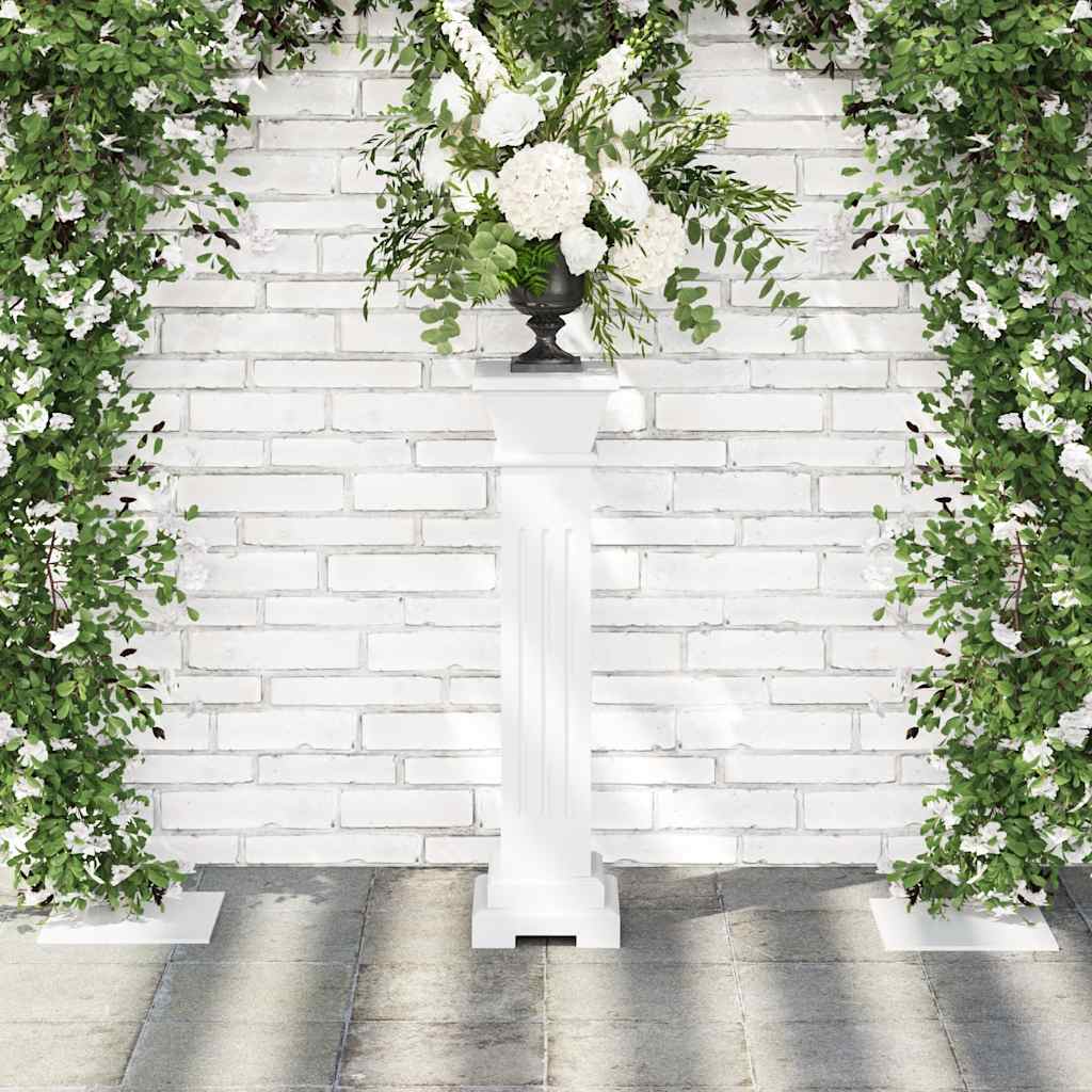 vidaXL Classic Square Pillar Plant Stand MDF
