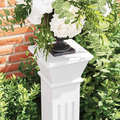 vidaXL Classic Square Pillar Plant Stand MDF