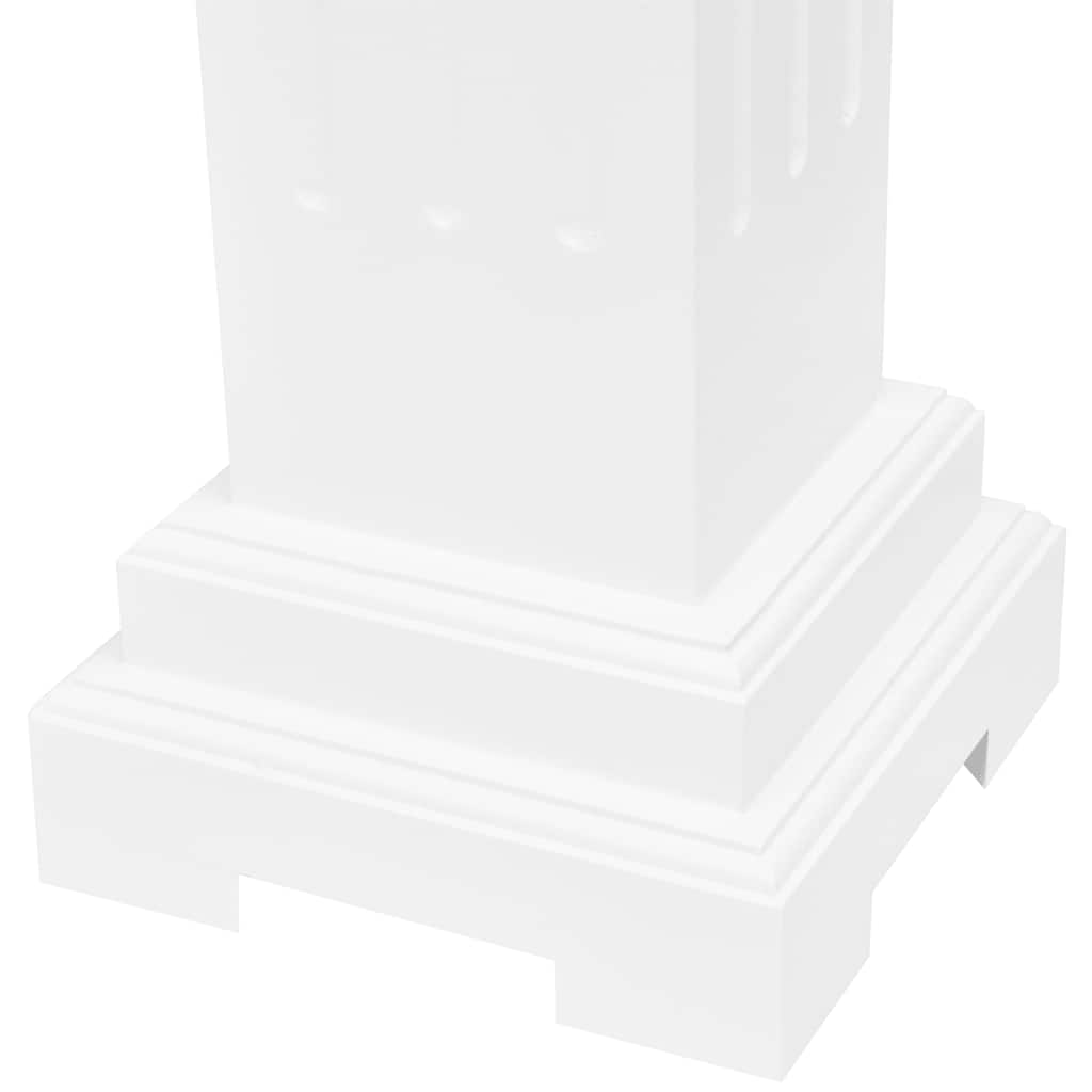 vidaXL Classic Square Pillar Plant Stand MDF